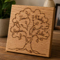 Small Wooden Family Tree Plaque