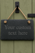 Hanging Slate Plaque