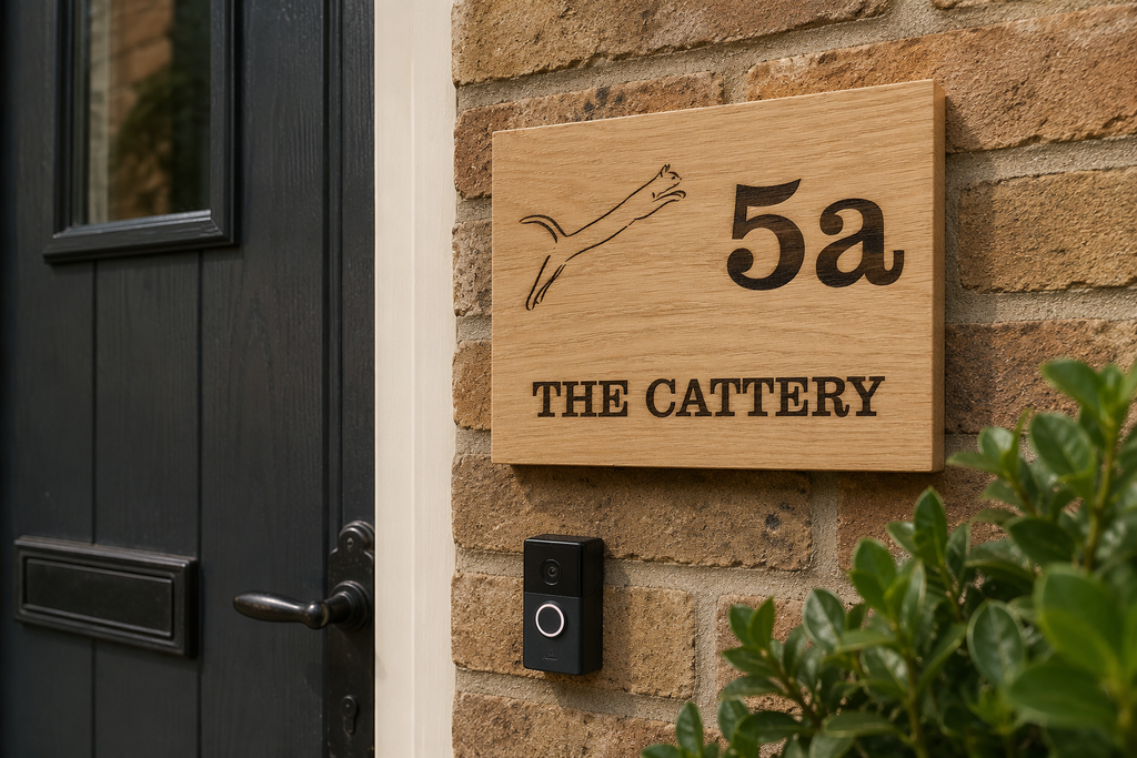 Custom Oak Wall Plaque